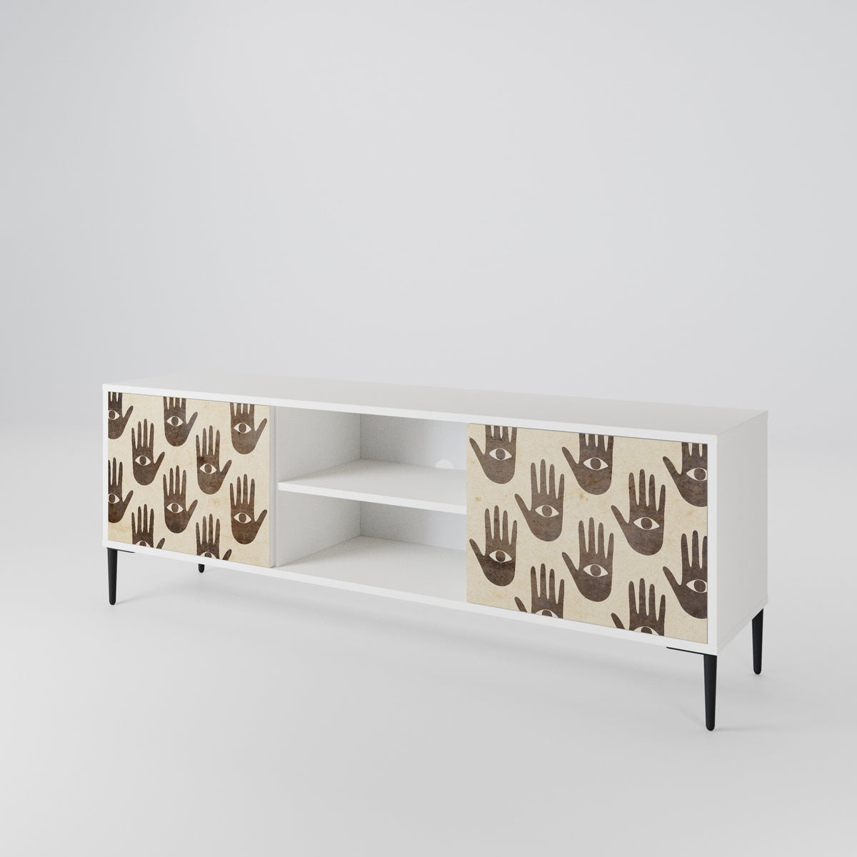 SEE MORE Mueble de TV de 2 Puertas