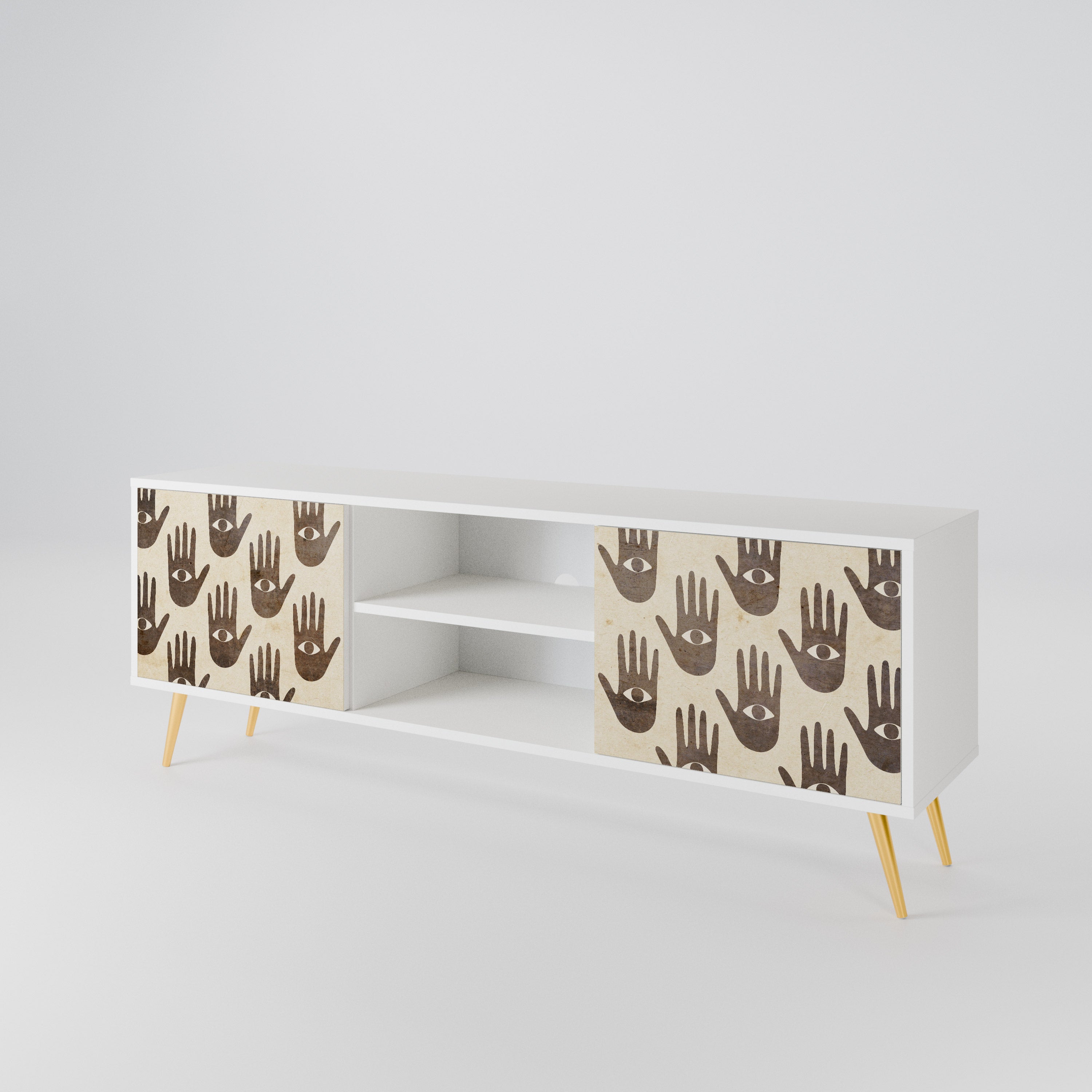 SEE MORE Mueble de TV de 2 Puertas