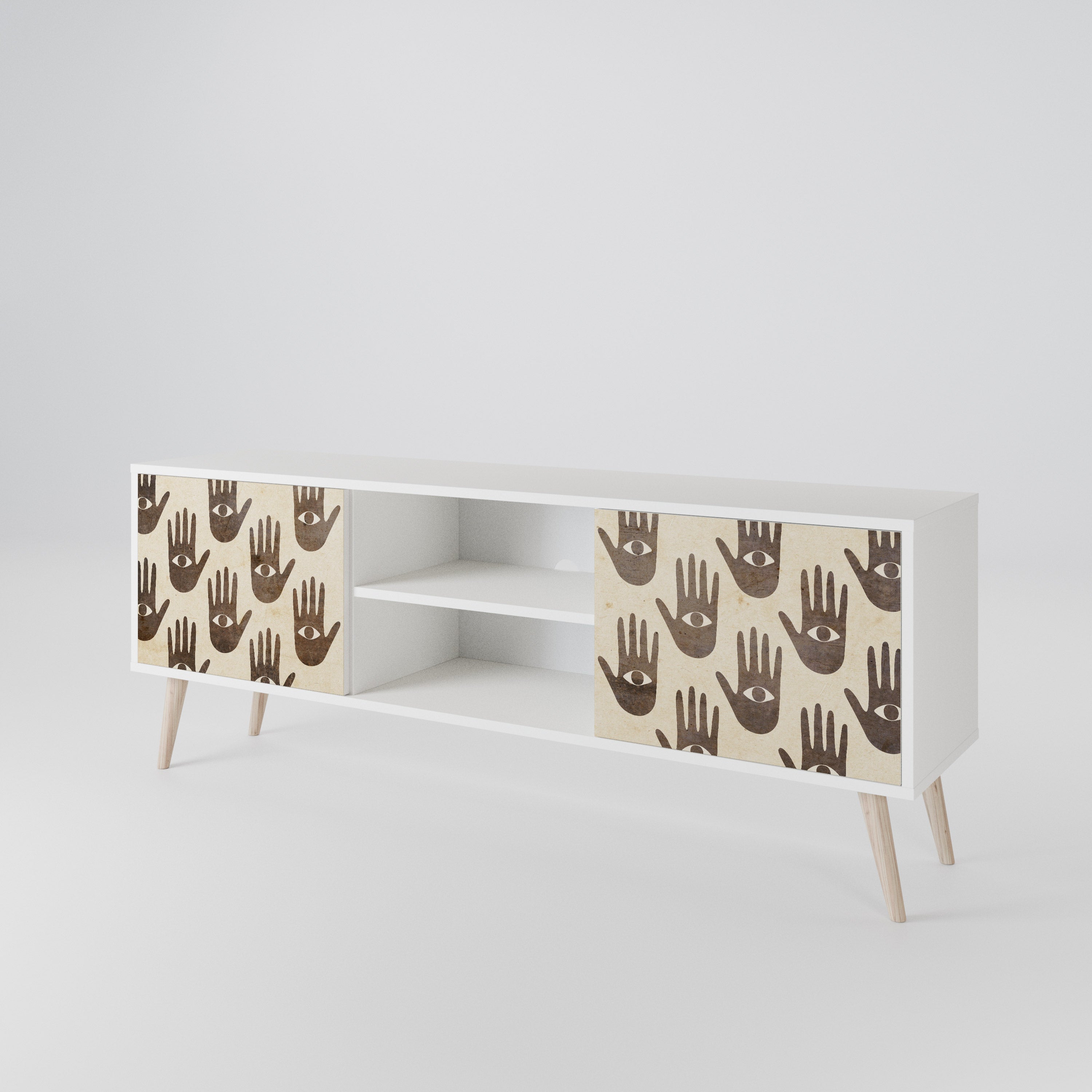 SEE MORE Mueble de TV de 2 Puertas