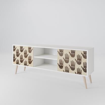 SEE MORE Mueble de TV de 2 Puertas