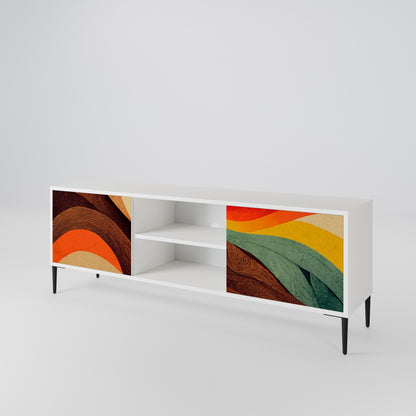 COLORFUL STRANDS Mueble de TV de 2 Puertas