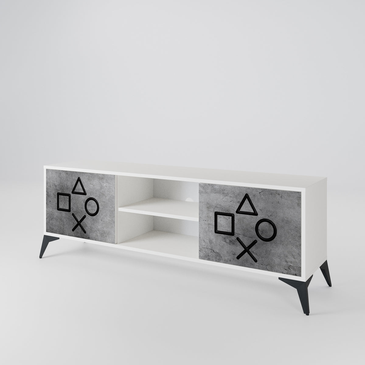 GAMER CHOICE 2-Door TV Cabinet
