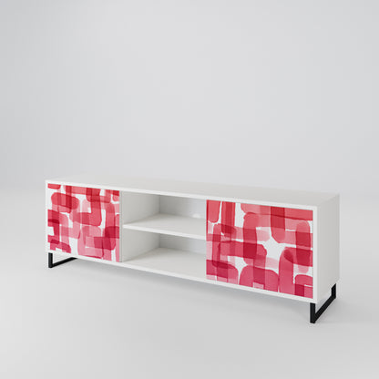 KALEIDOSCOPIC CUBISM Mueble de TV de 2 Puertas