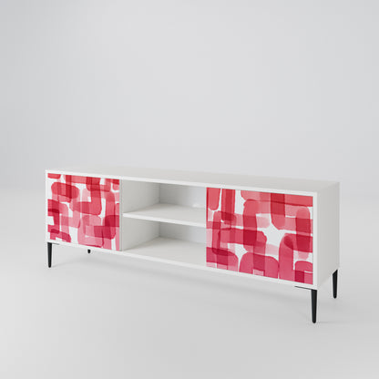 KALEIDOSCOPIC CUBISM Mueble de TV de 2 Puertas