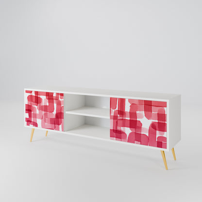KALEIDOSCOPIC CUBISM Mueble de TV de 2 Puertas