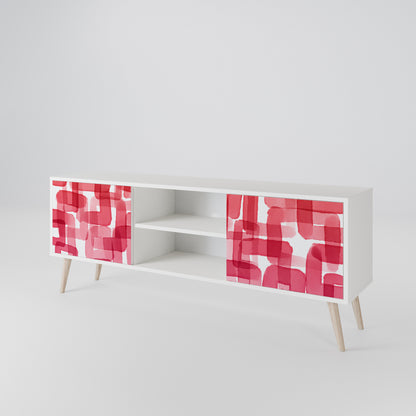 KALEIDOSCOPIC CUBISM Mueble de TV de 2 Puertas
