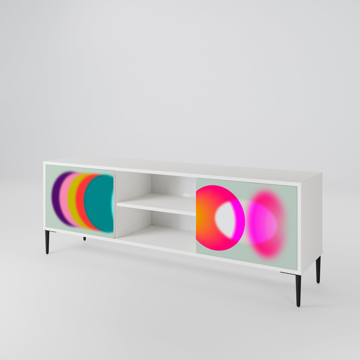 SYMPHONY OF COLORS 2-Door TV Cabinet