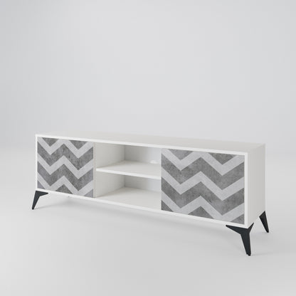 TOUGH ZIG ZAG Mueble de TV de 2 Puertas