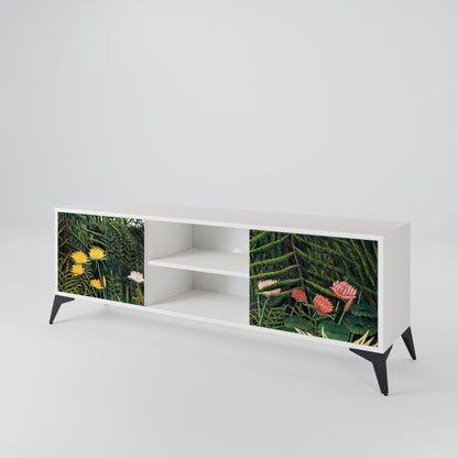 VIRGIN FOREST WITH SUNSET Mueble de TV de 2 Puertas