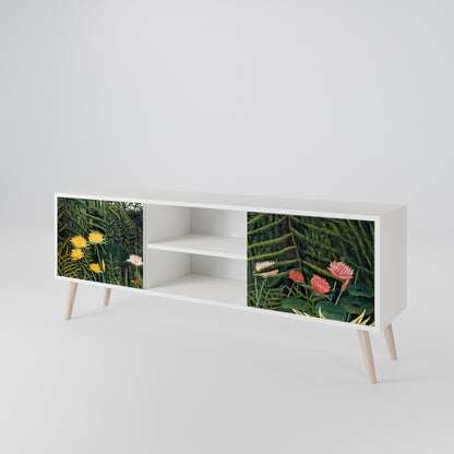 VIRGIN FOREST WITH SUNSET Mueble de TV de 2 Puertas