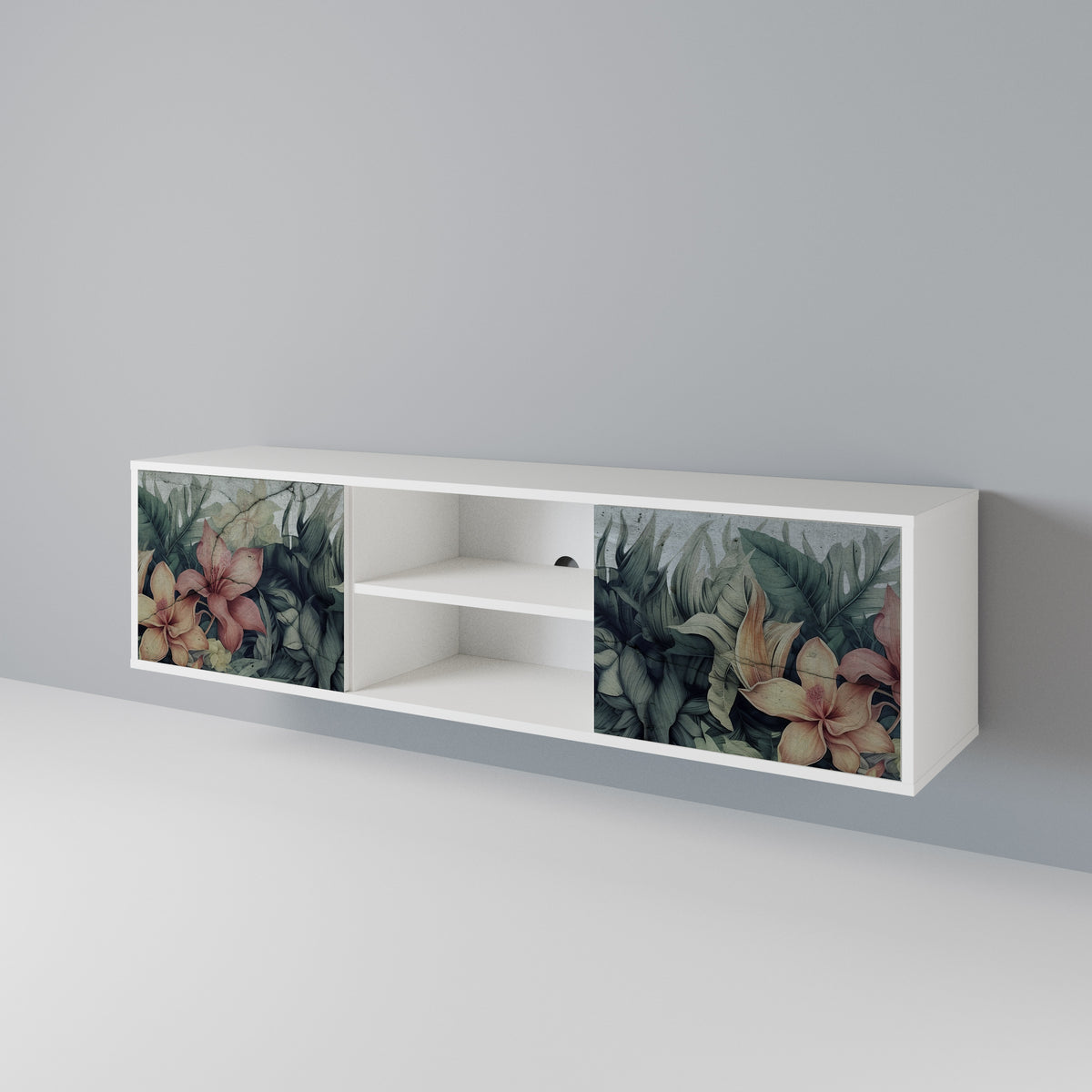 HEAVENLY BLOOM Mueble de TV de 2 Puertas