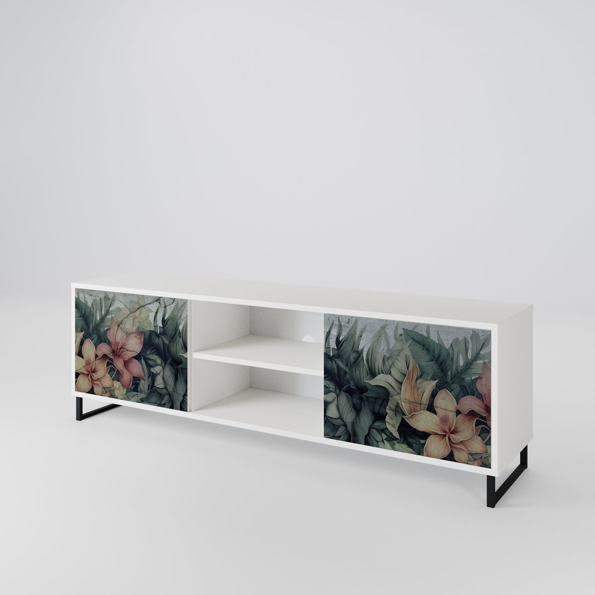 HEAVENLY BLOOM Mueble de TV de 2 Puertas