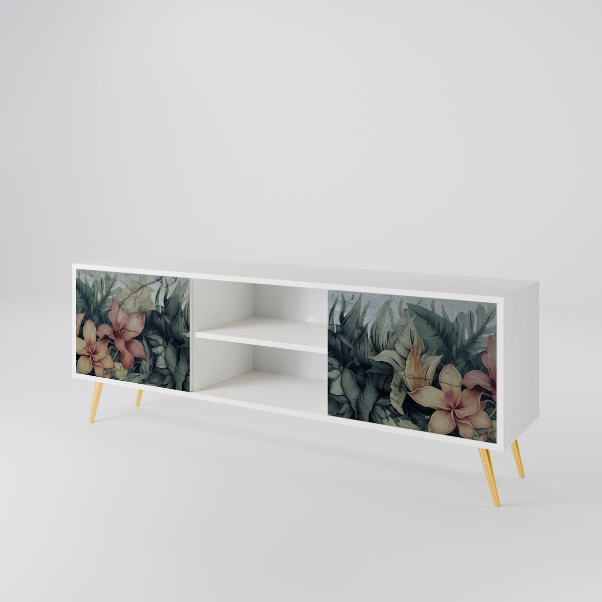 HEAVENLY BLOOM Mueble de TV de 2 Puertas
