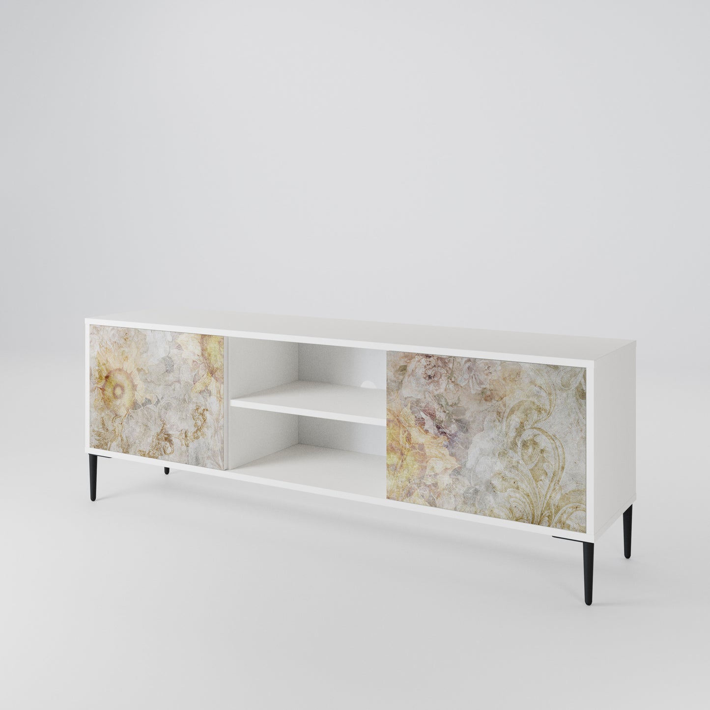 SUNFLOWER BLUR Mueble de TV de 2 Puertas