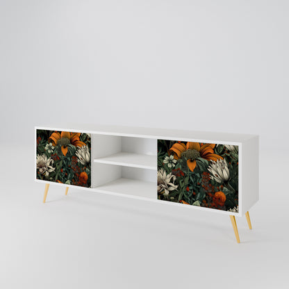 MIDNIGHT SPROUT Mueble de TV de 2 Puertas