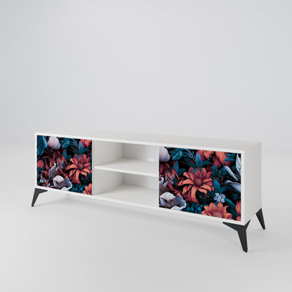 ETHEREAL BLOSSOMS Mueble de TV de 2 Puertas