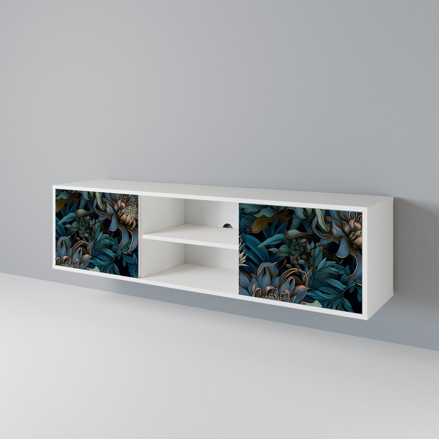 TWILIGHT BLOOM Mueble de TV de 2 Puertas