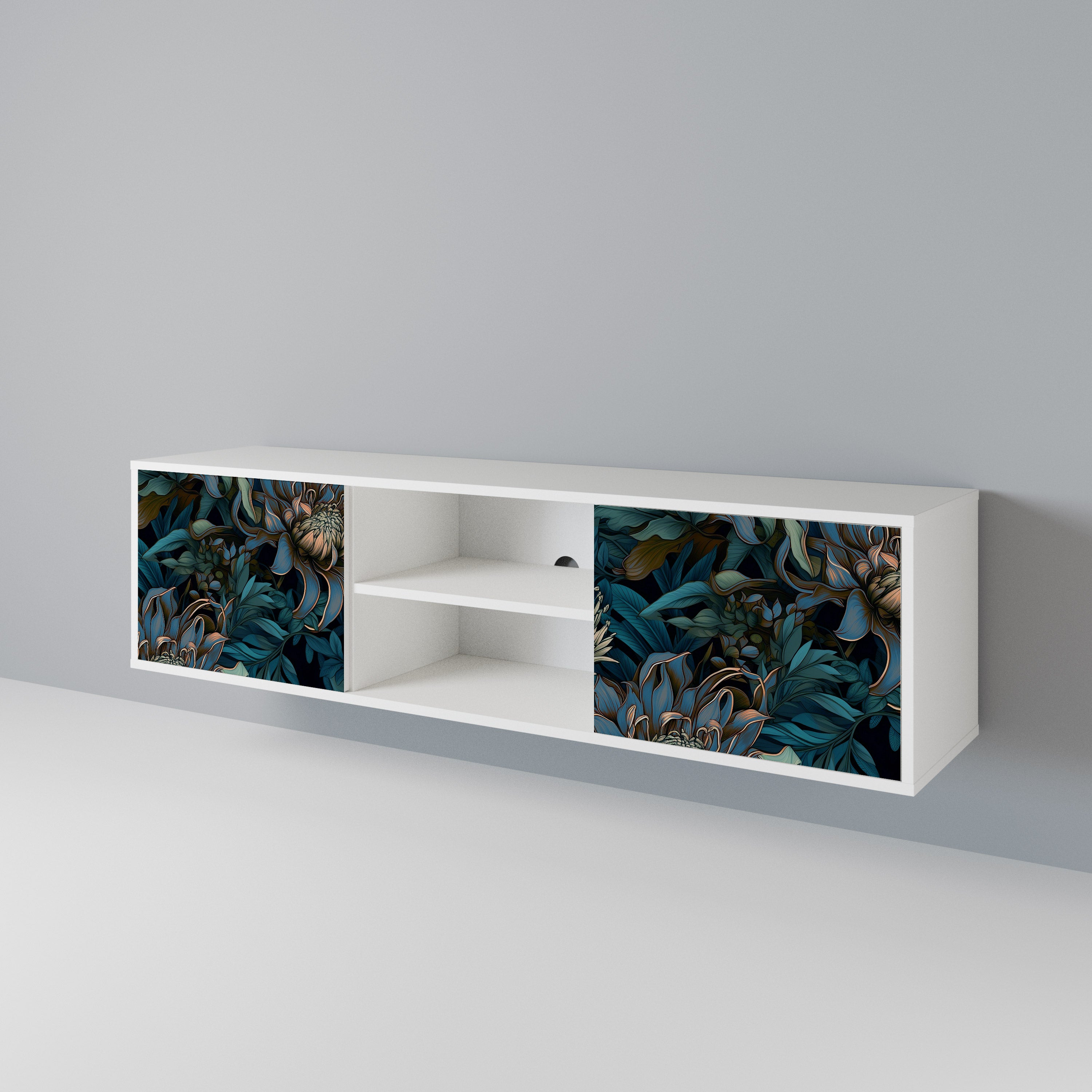TWILIGHT BLOOM 2-Door TV Cabinet