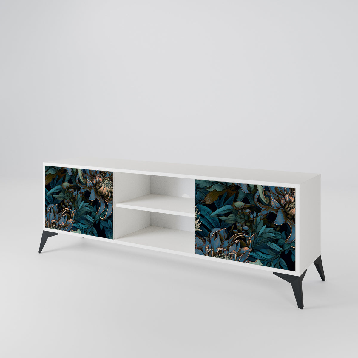 TWILIGHT BLOOM Mueble de TV de 2 Puertas