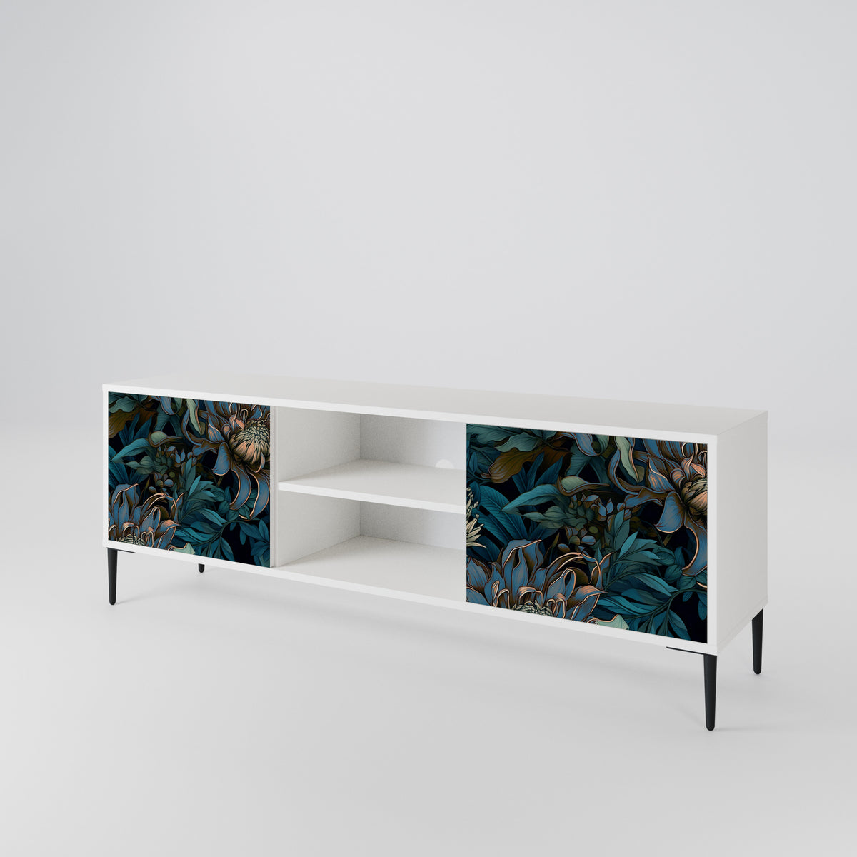 TWILIGHT BLOOM Mueble de TV de 2 Puertas