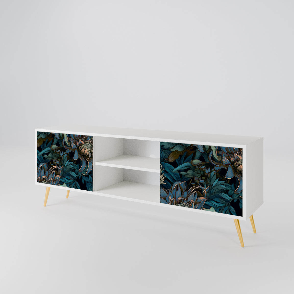 TWILIGHT BLOOM Mueble de TV de 2 Puertas