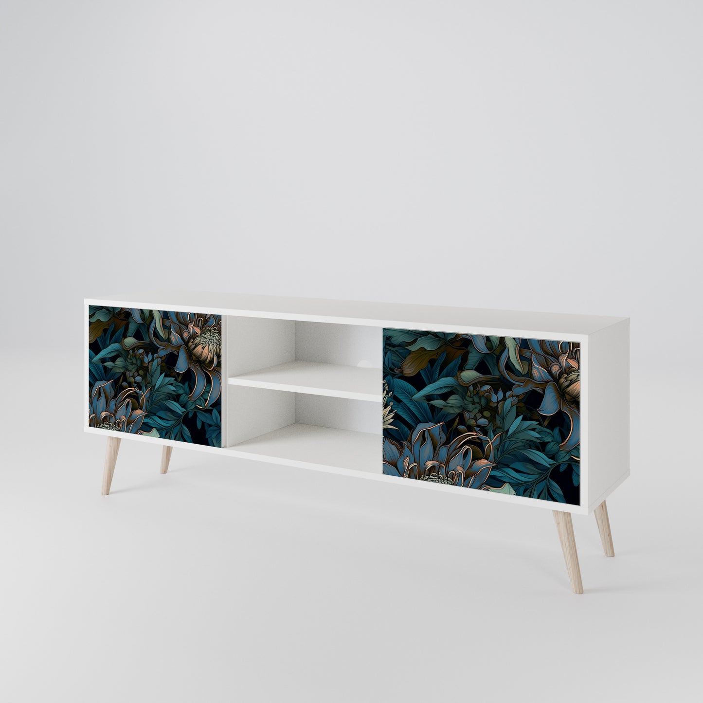 TWILIGHT BLOOM Mueble de TV de 2 Puertas
