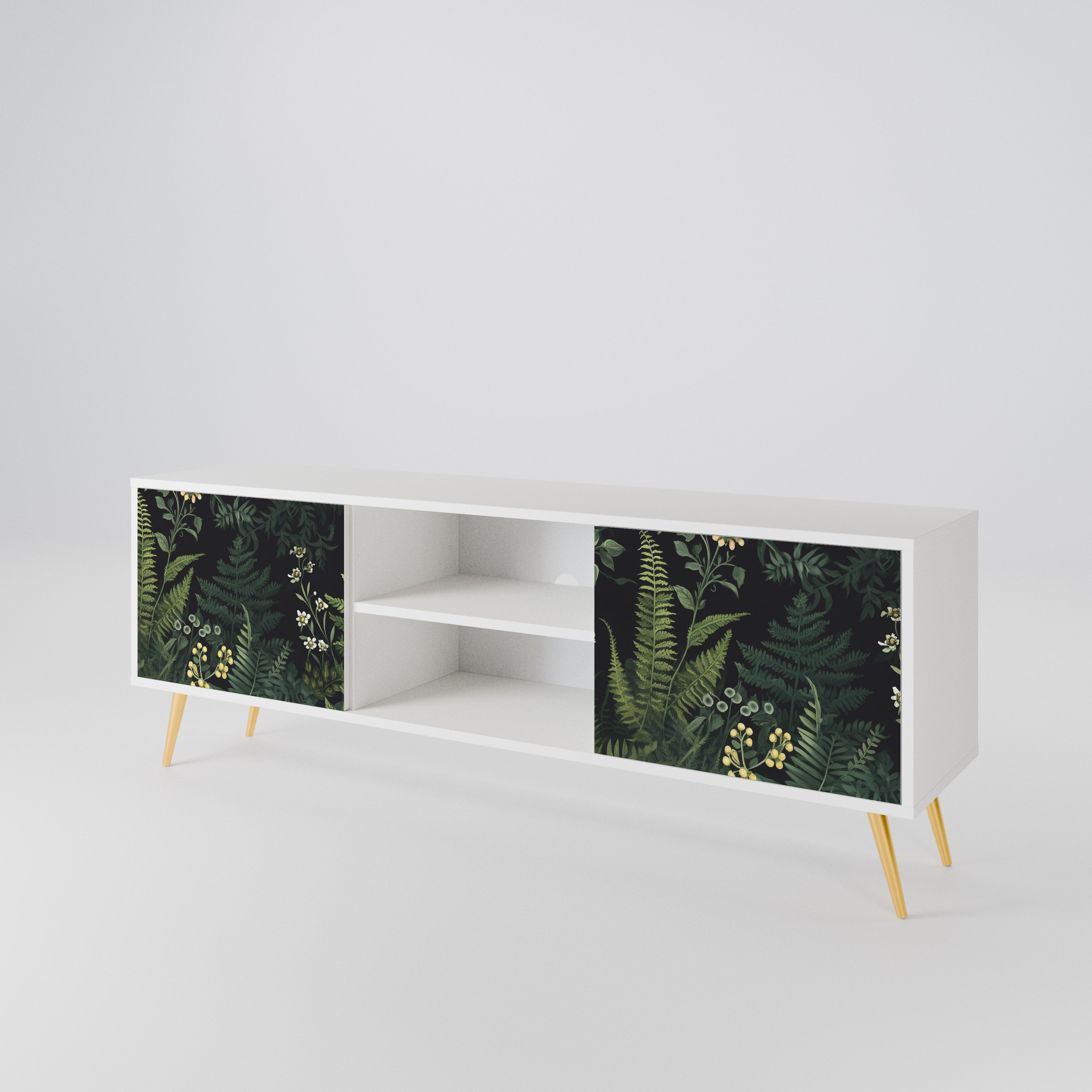 FERN FLOWERS 2-Door TV Cabinet