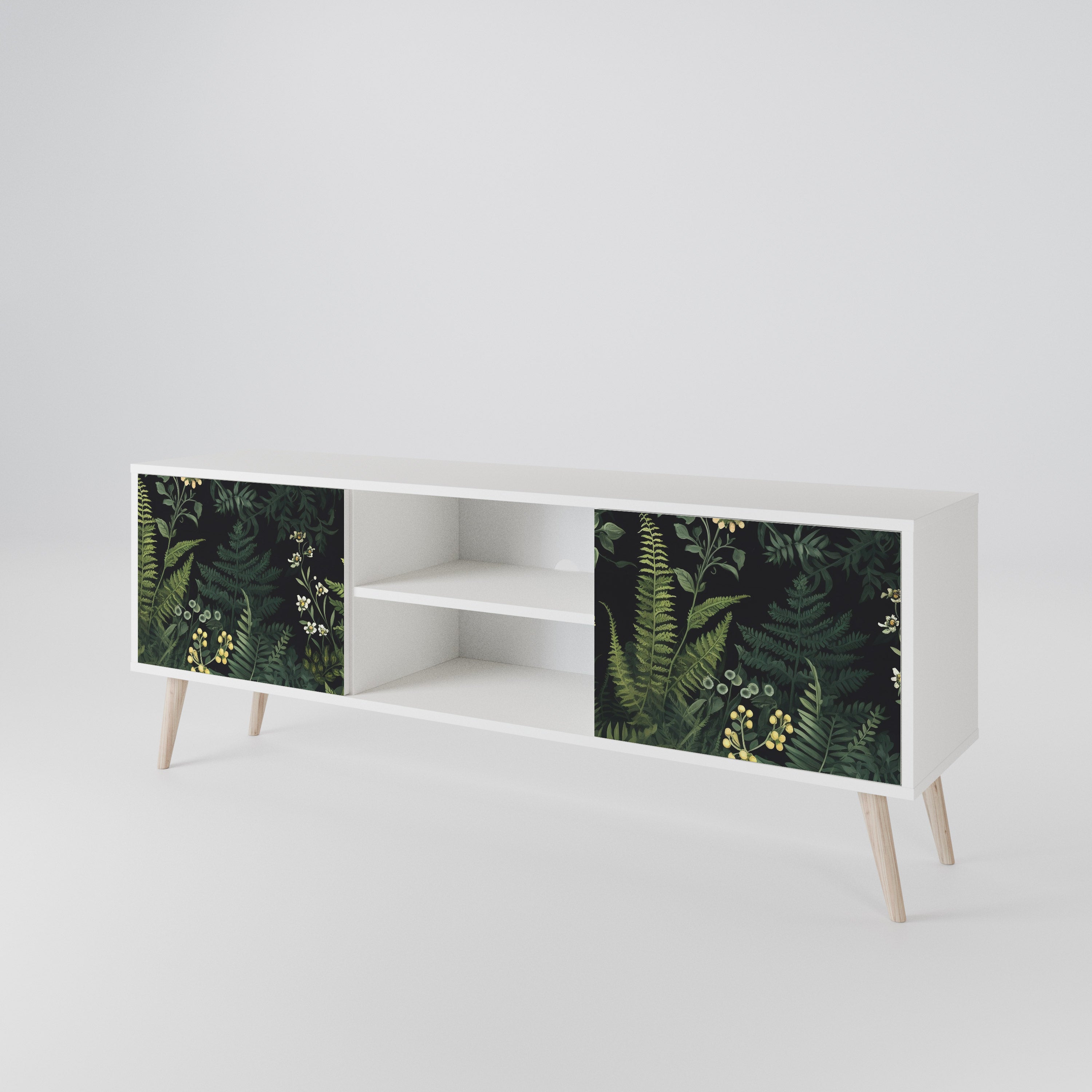 FERN FLOWERS 2-Door TV Cabinet