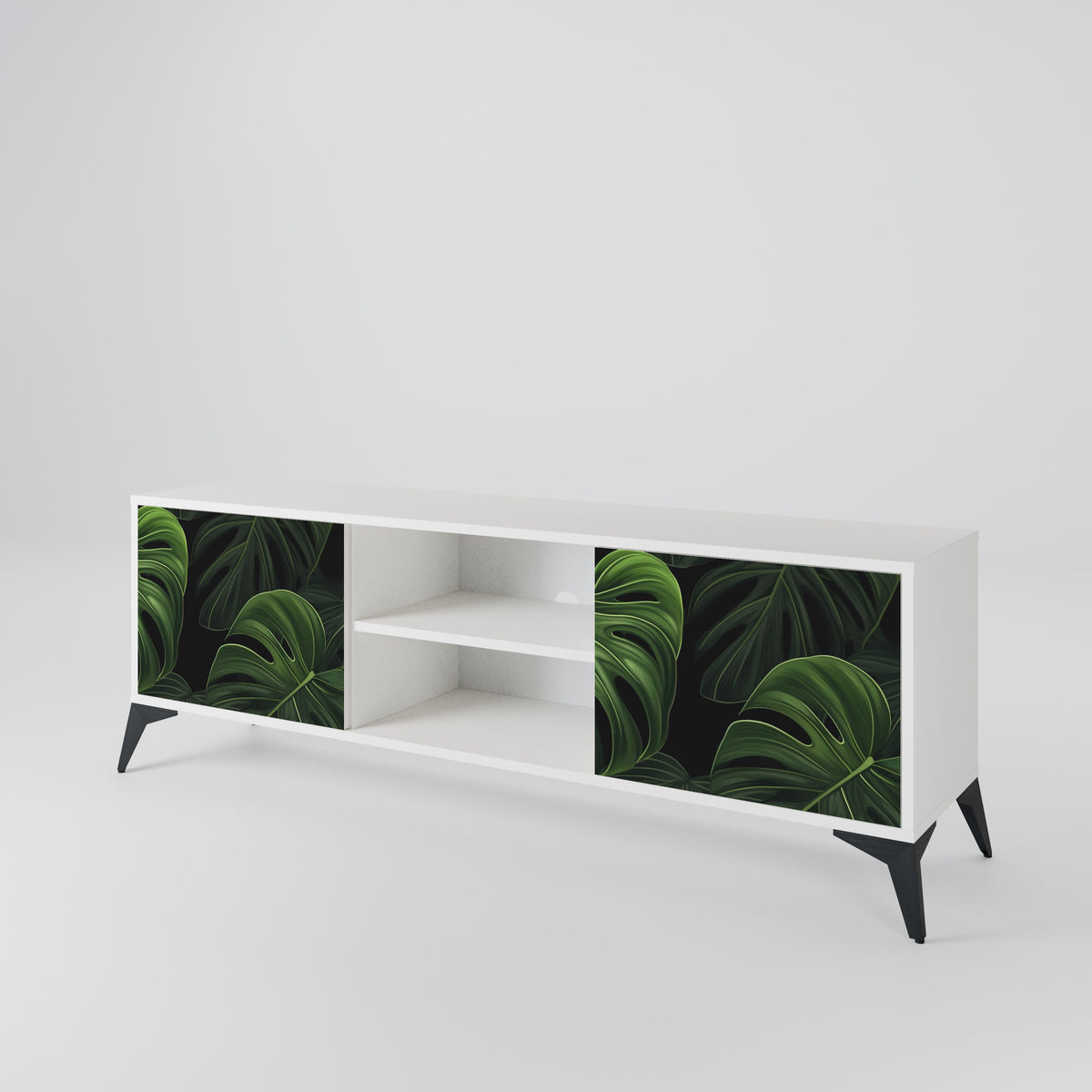 INFINITE MONSTERA Mueble de TV de 2 Puertas