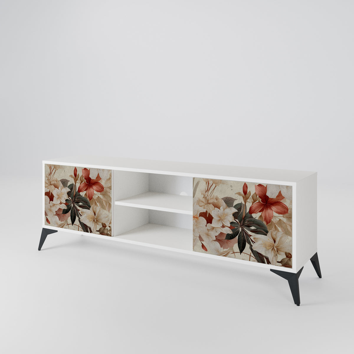 PETAL HARMONY Mueble de TV de 2 Puertas