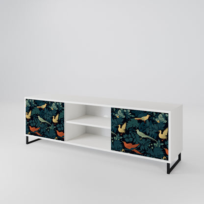 FOWL ORNAMENT Mueble de TV de 2 Puertas