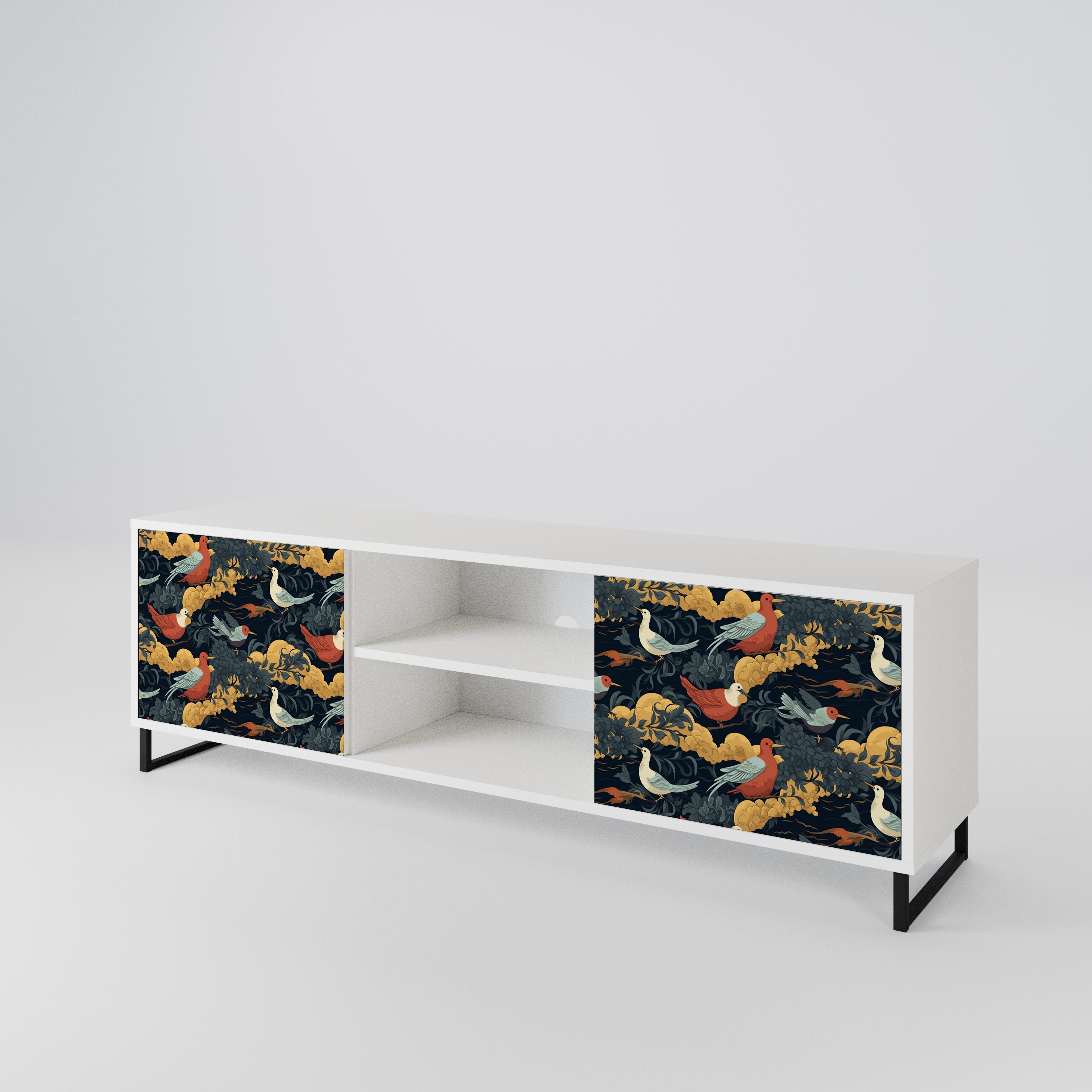 FOWLY DAZE 2-Door TV Cabinet
