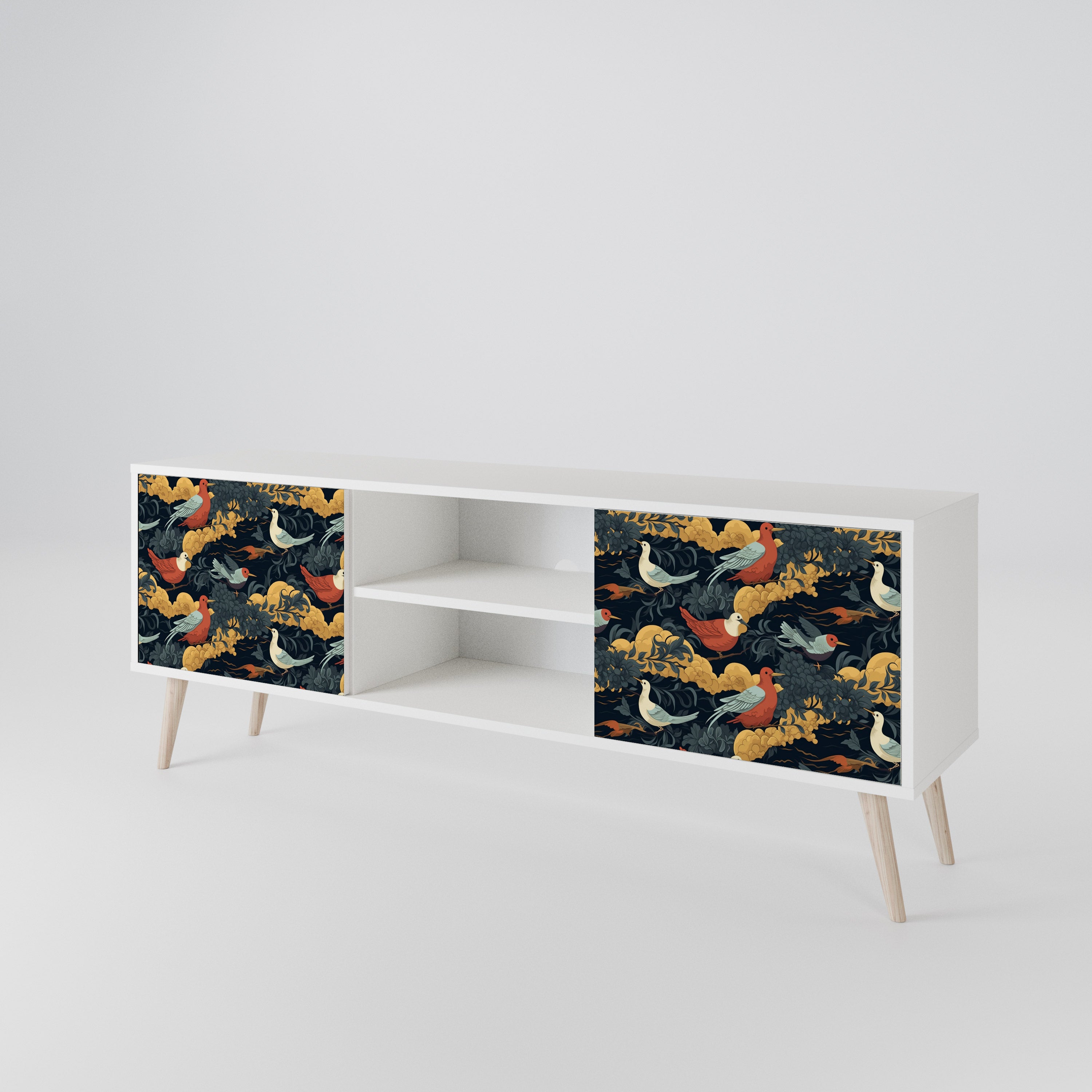 FOWLY DAZE 2-Door TV Cabinet