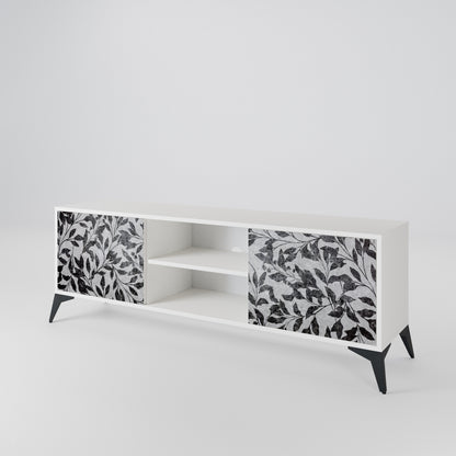CHARCOAL SPROUT Mueble de TV de 2 Puertas