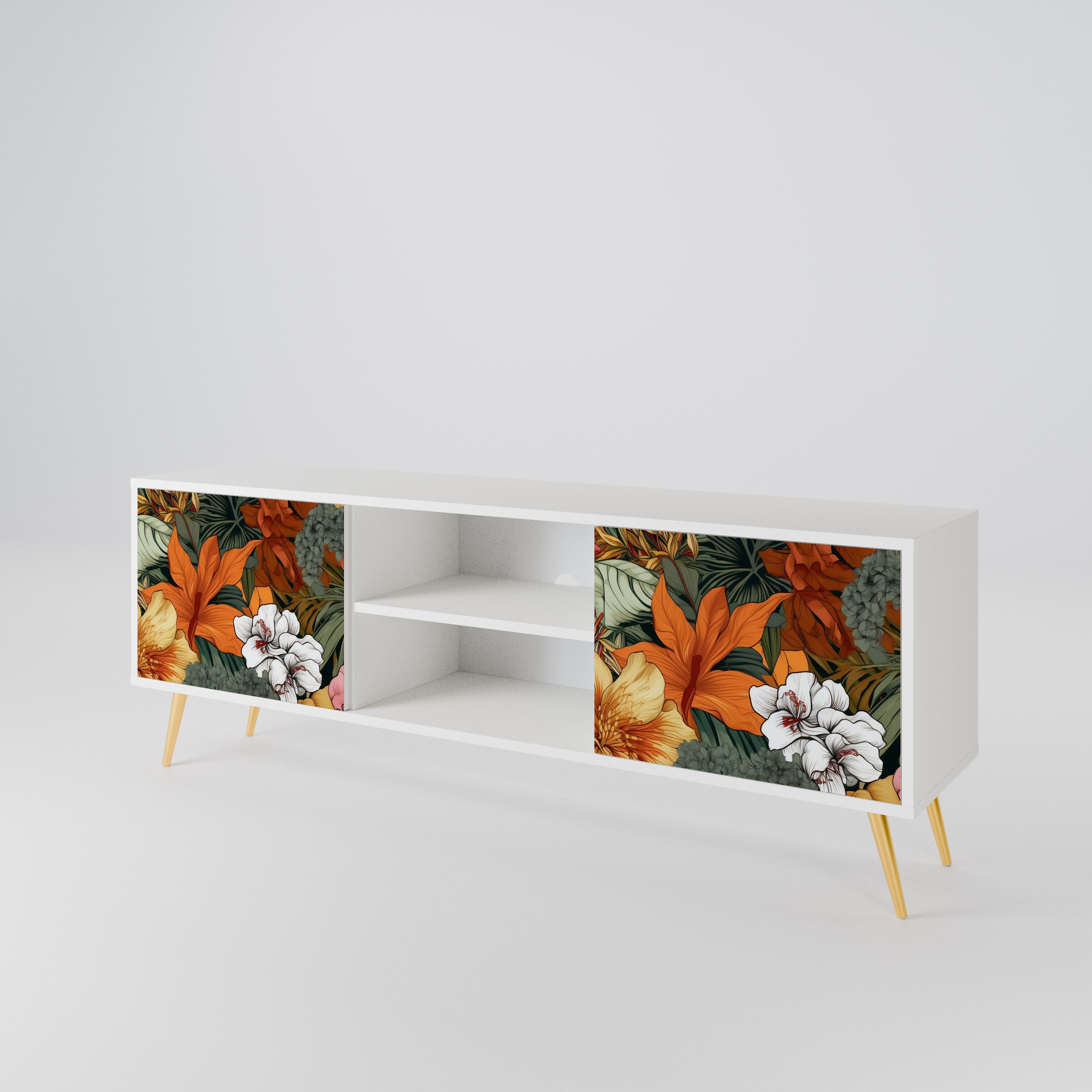 RADIANT FLORA 2-Door TV Cabinet
