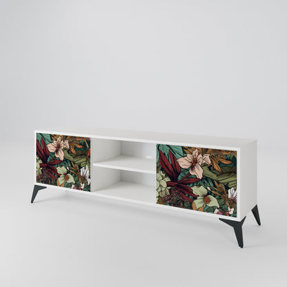 BOTANICAL EMERGENCE Mueble de TV de 2 Puertas
