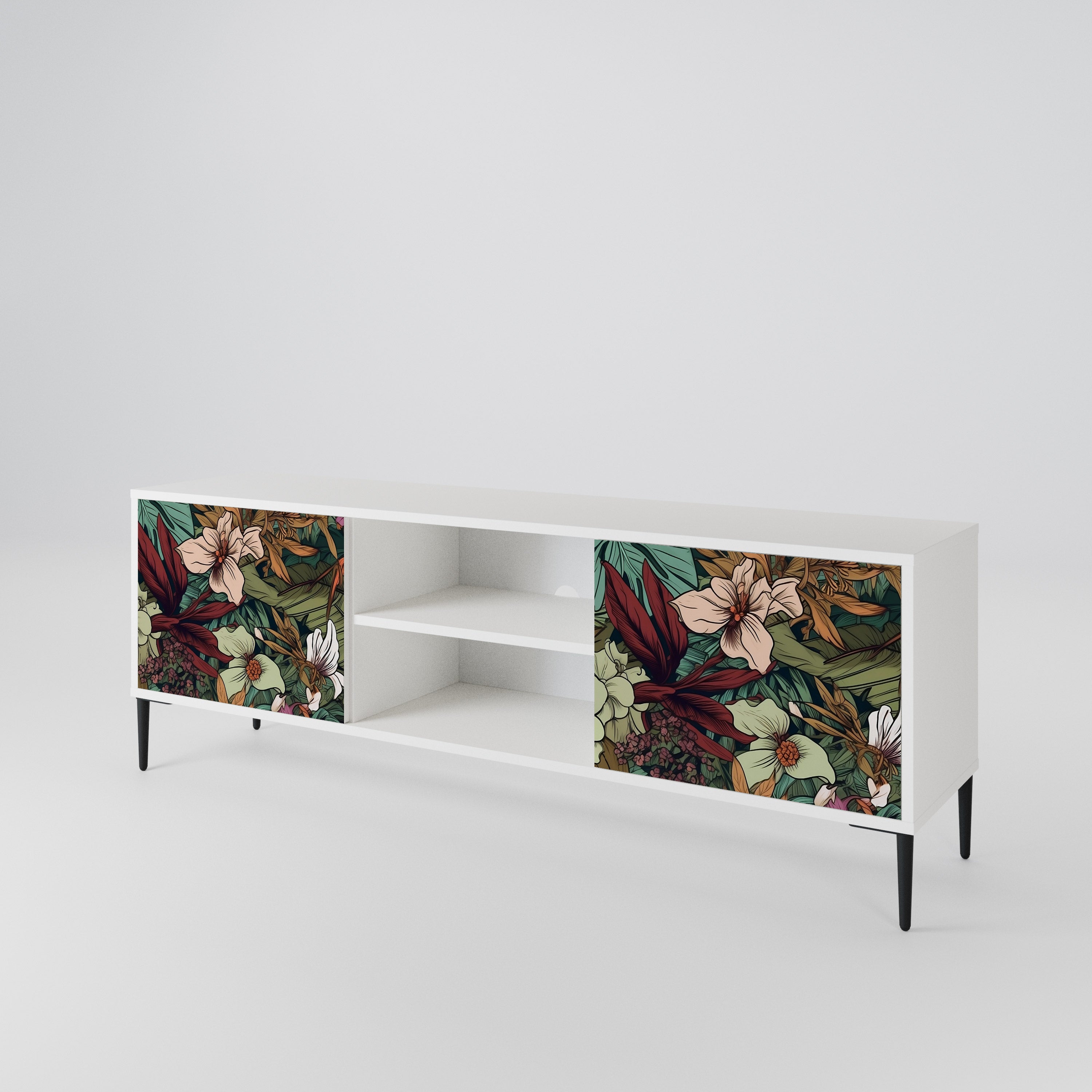 BOTANICAL EMERGENCE 2-Door TV Cabinet