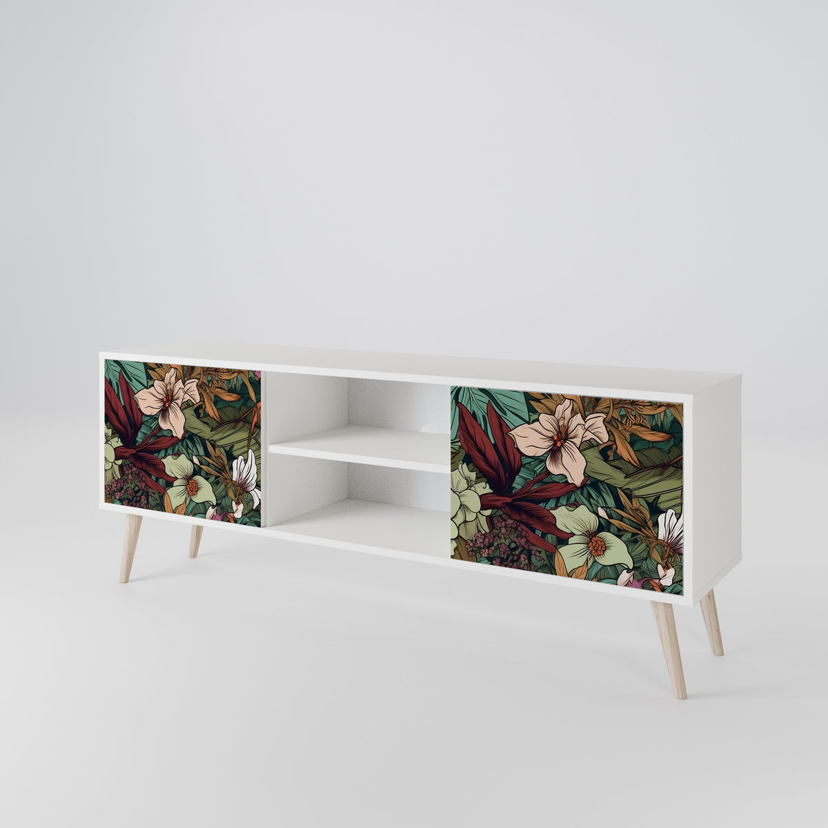 BOTANICAL EMERGENCE Mueble de TV de 2 Puertas
