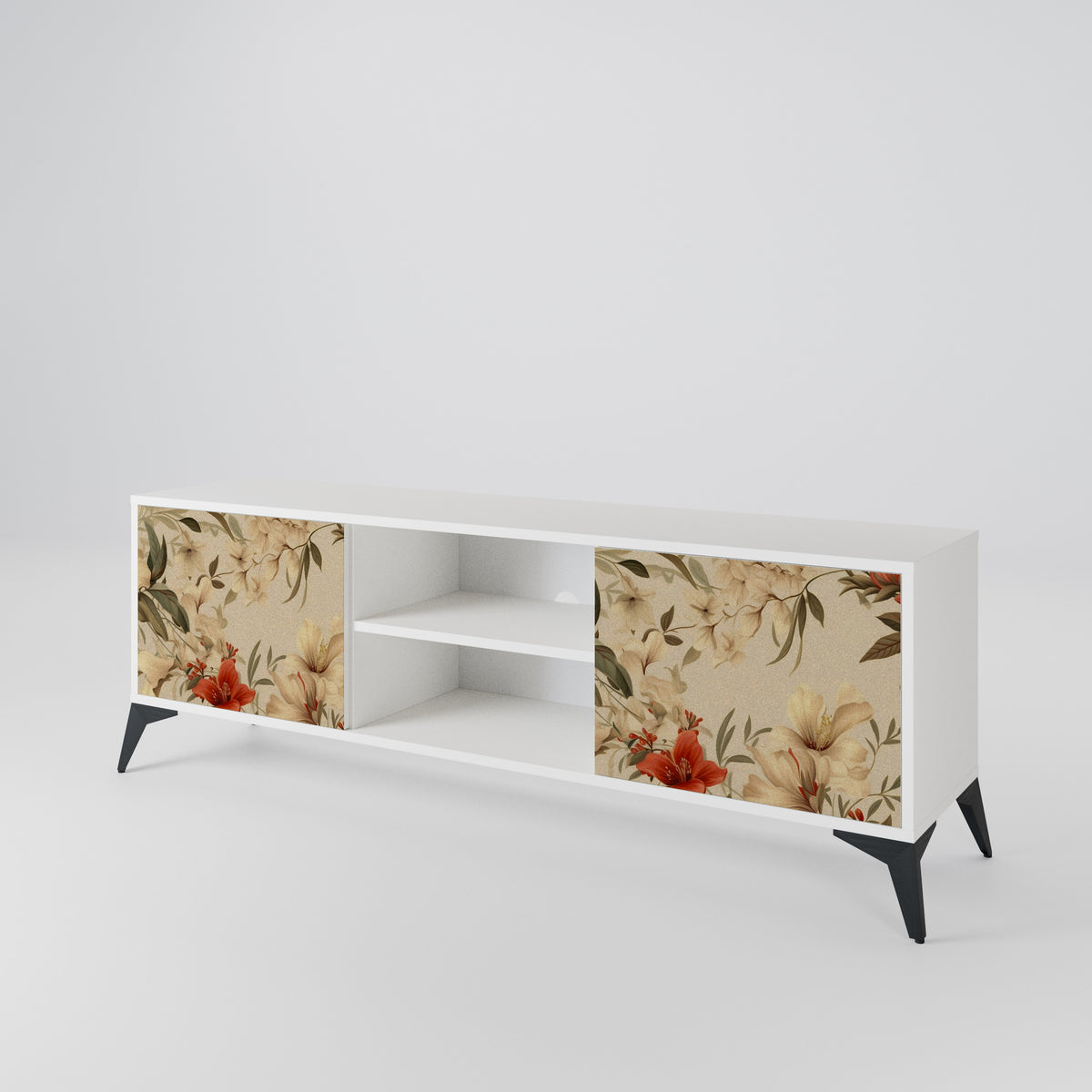 BLOOMING HARMONY Mueble de TV de 2 Puertas