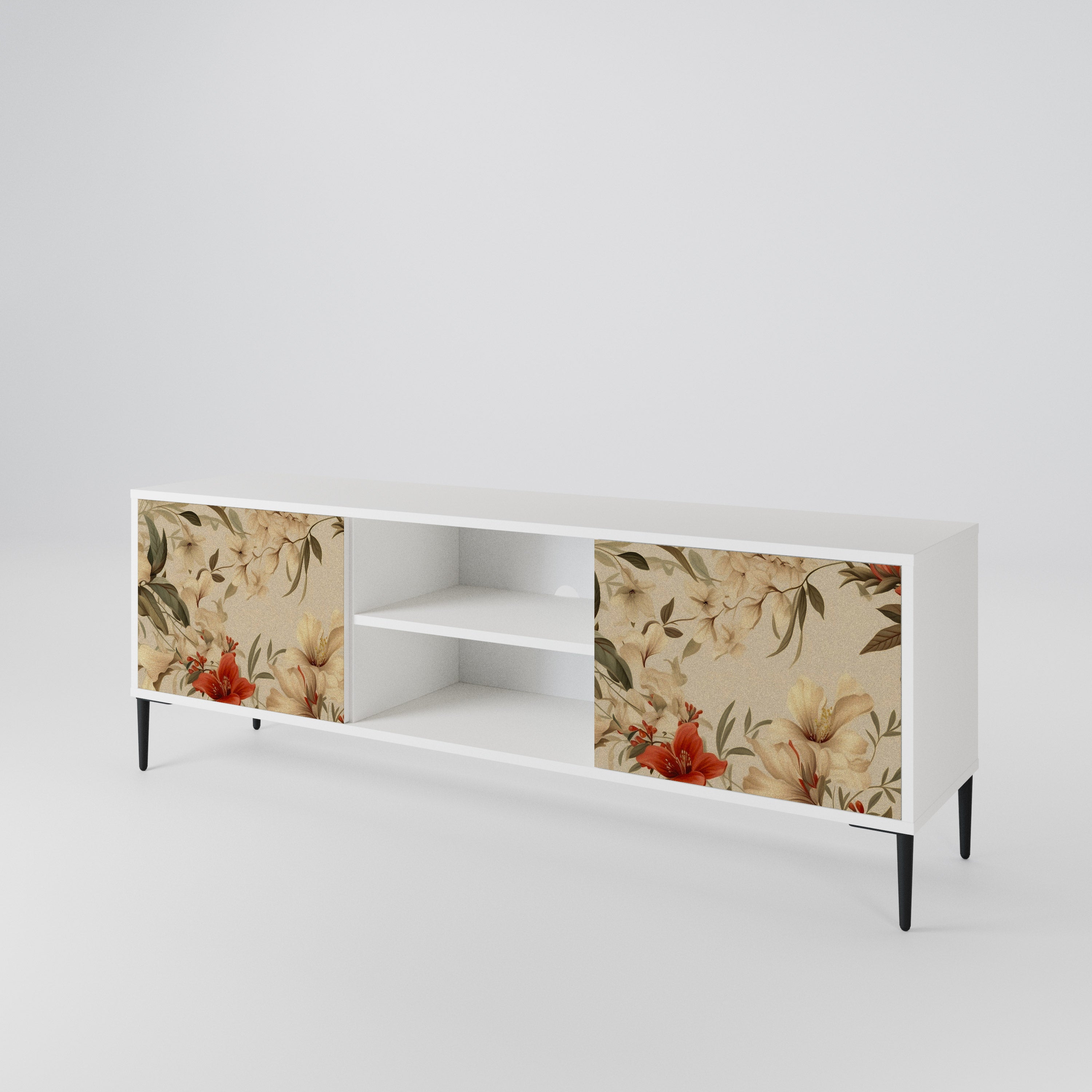 BLOOMING HARMONY 2-Door TV Cabinet