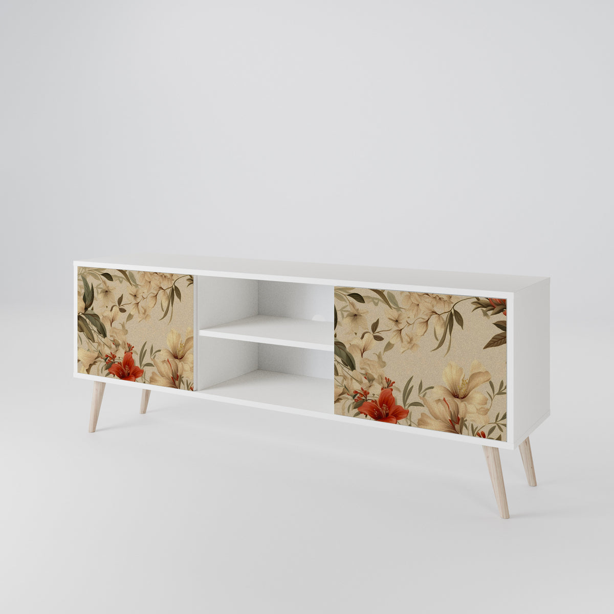 BLOOMING HARMONY Mueble de TV de 2 Puertas