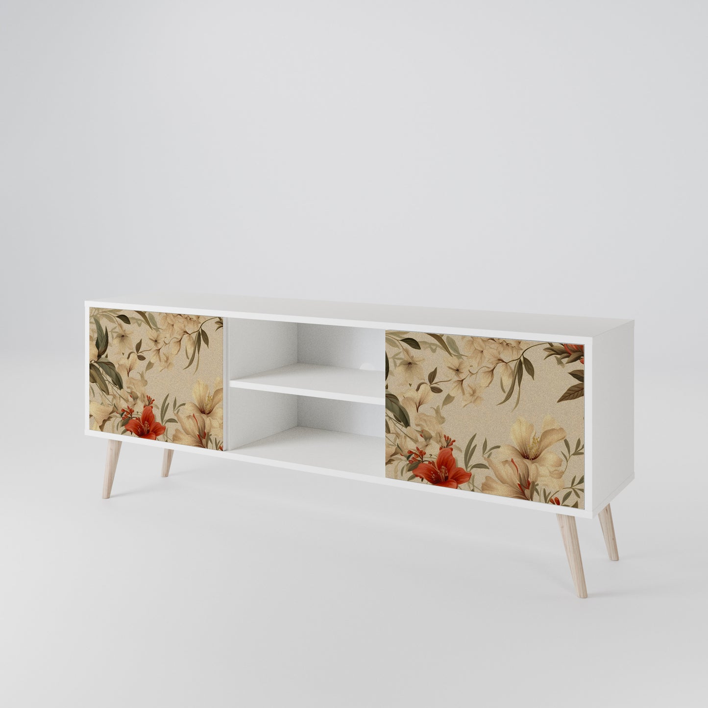 BLOOMING HARMONY Mueble de TV de 2 Puertas