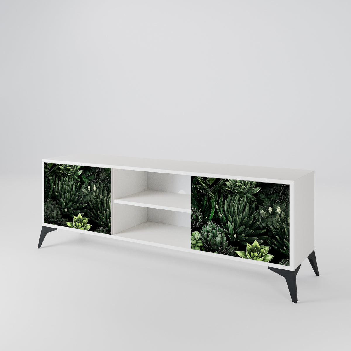 SUCCULENT JUNGLE Mueble de TV de 2 Puertas