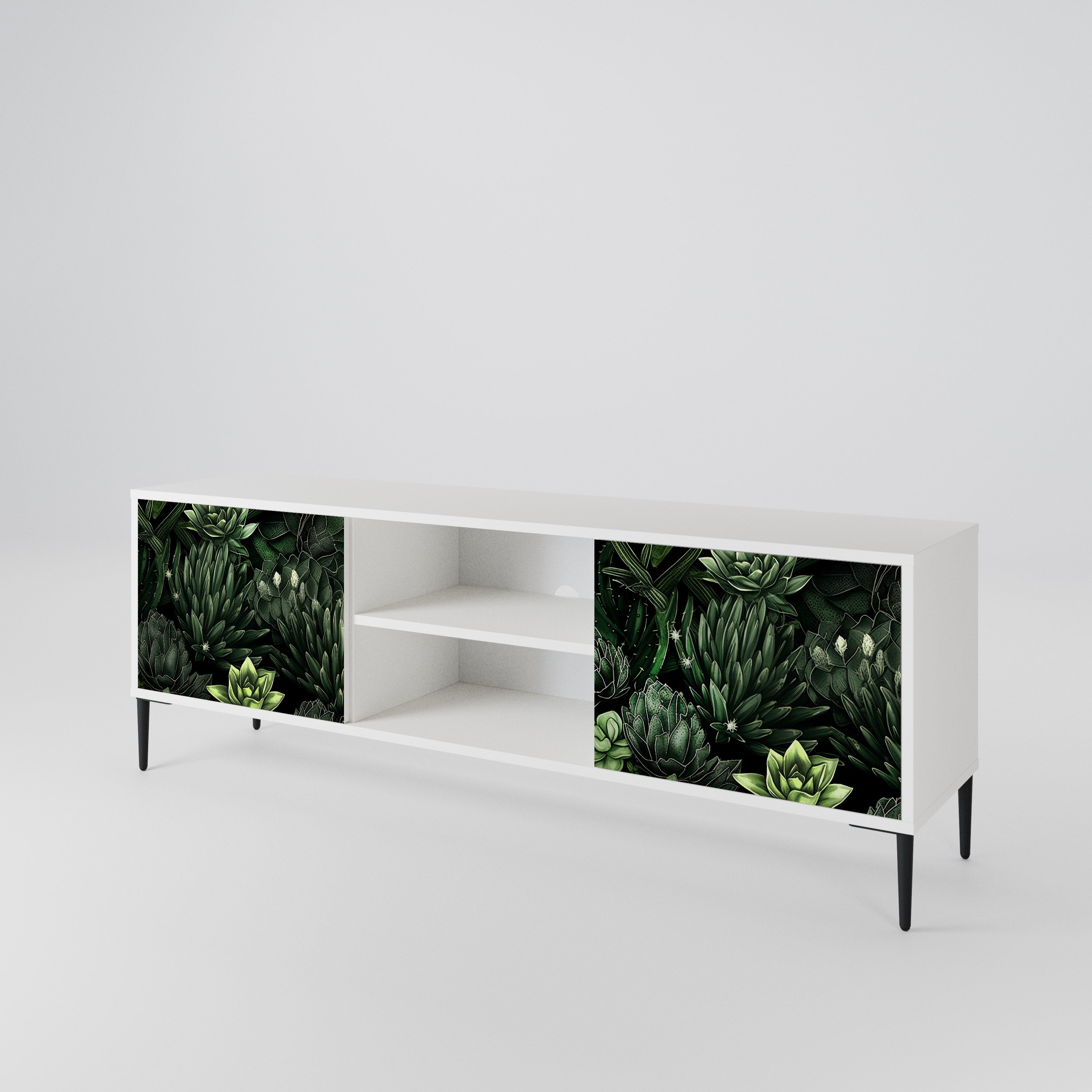 SUCCULENT JUNGLE 2-Door TV Cabinet