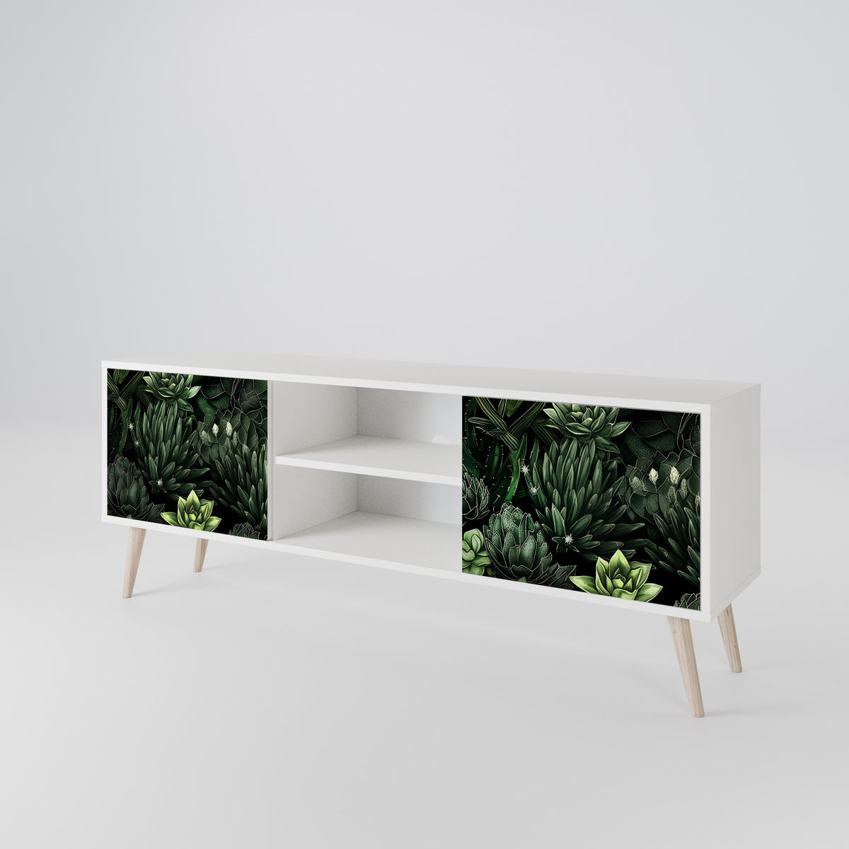SUCCULENT JUNGLE Mueble de TV de 2 Puertas