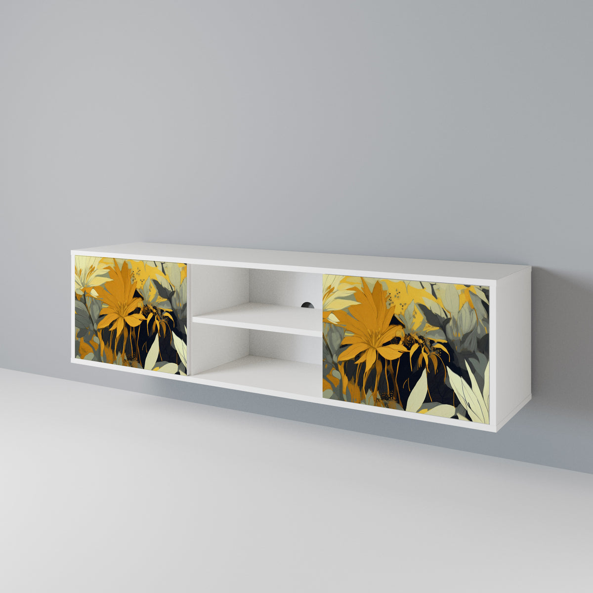 SUNKISSED LILY Mueble de TV de 2 Puertas