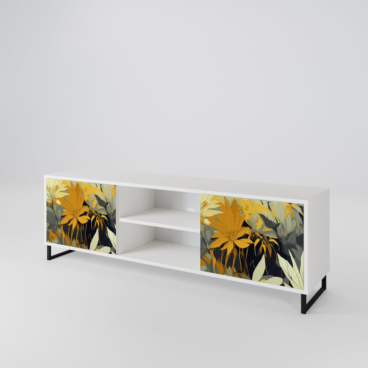 SUNKISSED LILY Mueble de TV de 2 Puertas
