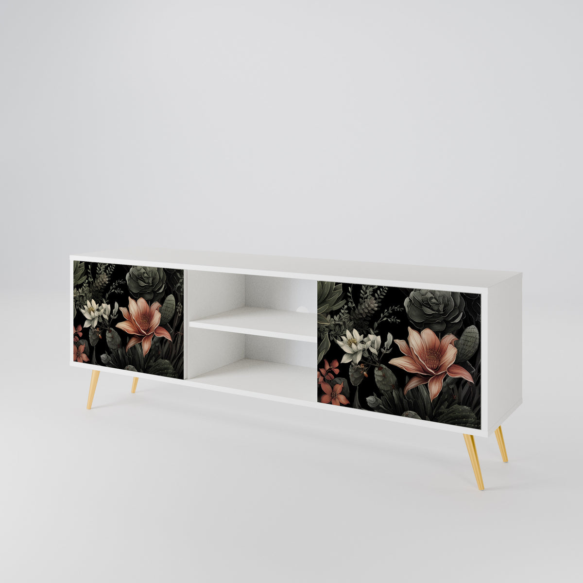 SECRET VERDURE Mueble de TV de 2 Puertas
