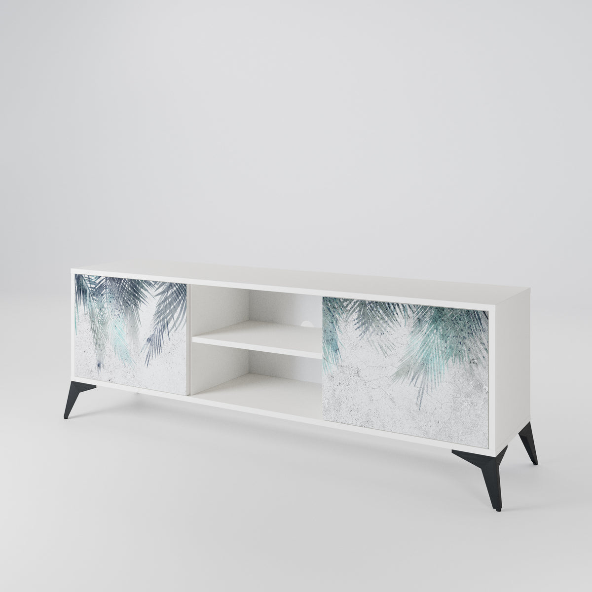 PALM VEIL Mueble de TV de 2 Puertas