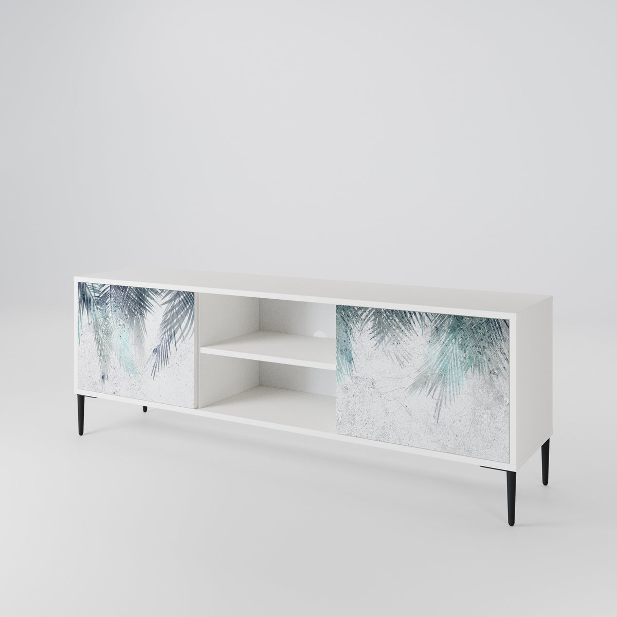 PALM VEIL Mueble de TV de 2 Puertas